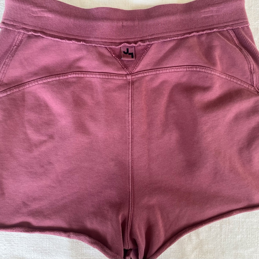 Women's Casual Burgundy Shorts - Picture 2 of 6